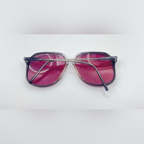 Vintage Surfer Int 1113 Gray Translucent Oval Sunglasses Frames Only - Picture 4 of 8